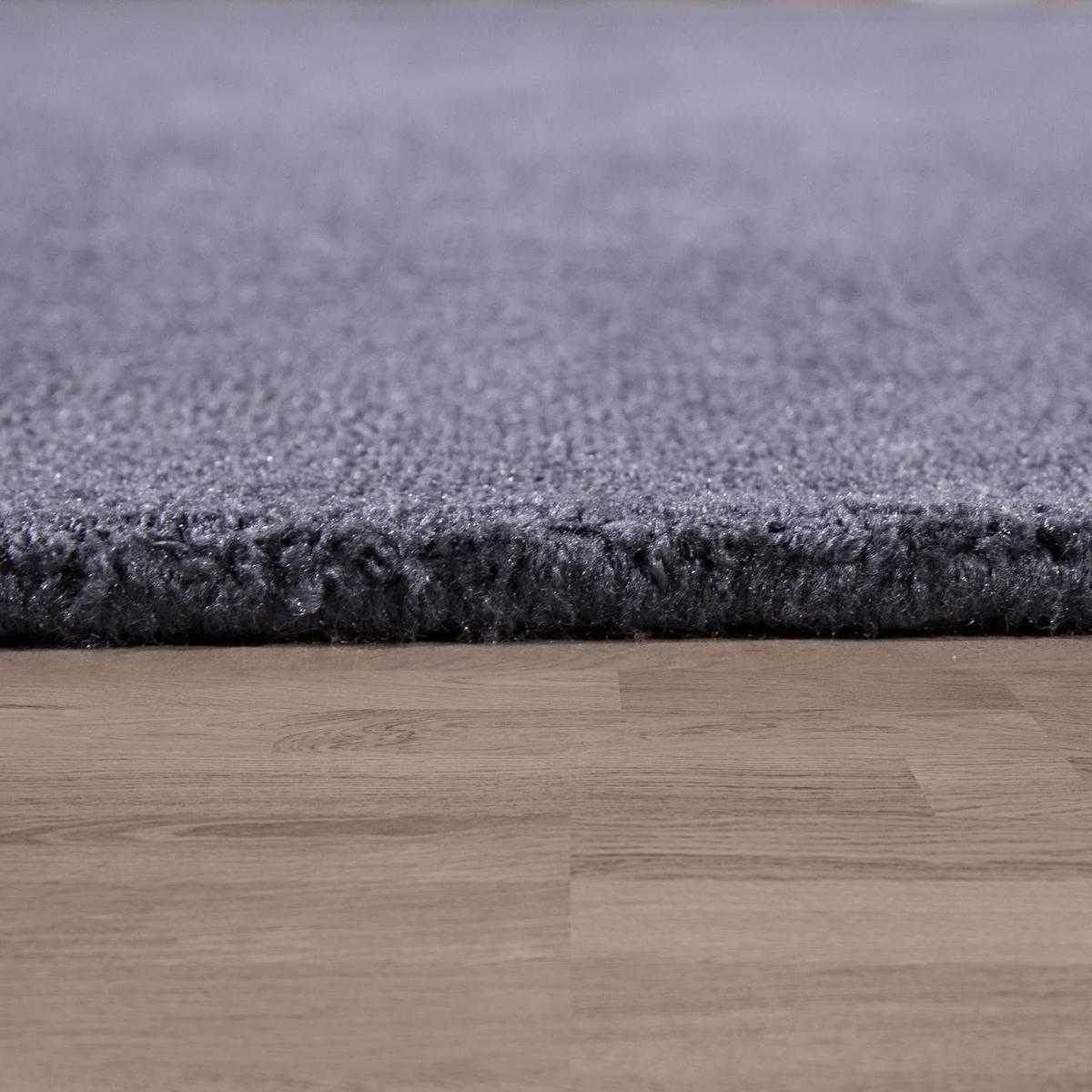 KURZFLORTEPPICH 200/200 cm Randers 578 - Anthrazit, Kunststoff (200/200cm) - Paco Home