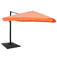 AMPELSCHIRM Orange 300/400 cm - Orange, Textil (400/300cm) - MCW