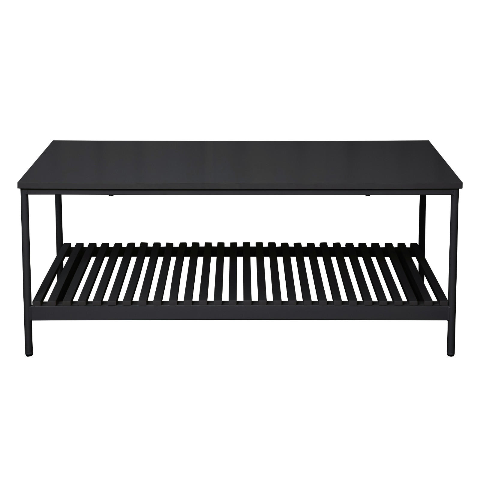 COUCHTISCH AMAL rechteckig schwarz - Schwarz, Holz (60/110/45cm) - SVITA