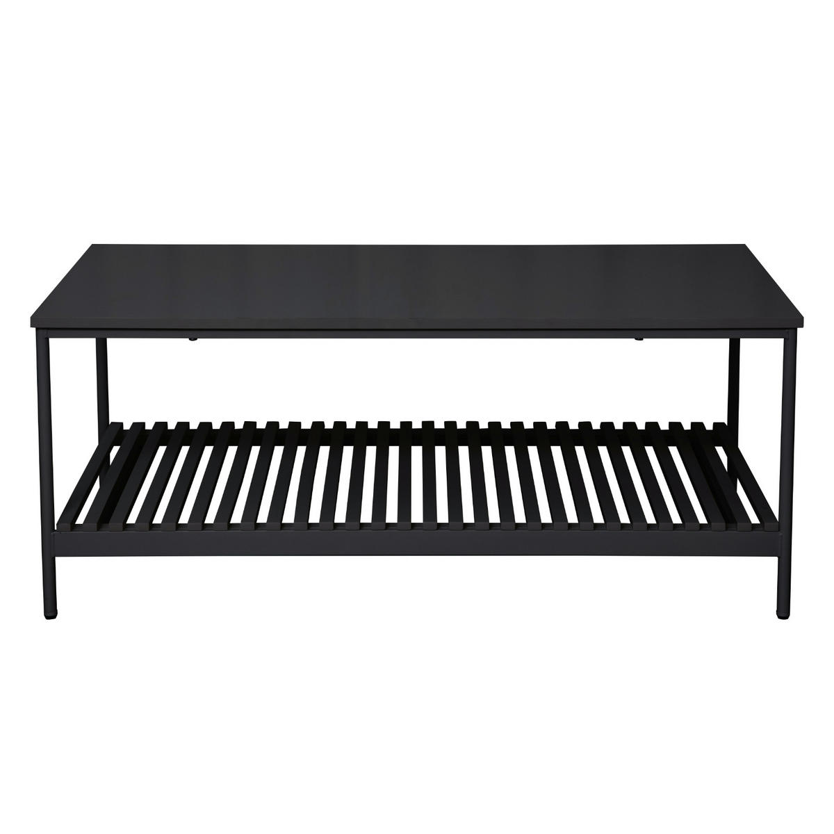 COUCHTISCH AMAL rechteckig schwarz - Schwarz, Holz (60/110/45cm) - SVITA