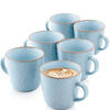 KAFFEEBECHER SET RIO LAGUNE - 6 teilig aus Steingut - Blau, Keramik (0.43L) - Sänger