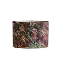 LAMPENSCHIRM Passion Violett 45/21/32 cm - Lila, Textil (45/21/32cm) - Light & Living