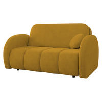 SCHLAFSOFA Viva Comfy III - Gelb/Schwarz, Holz/Textil (152/85/103cm) - MIRJAN24
