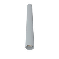 DECKENLEUCHTE Rond - Grau, Metall (6/6/60cm) - Lumicom