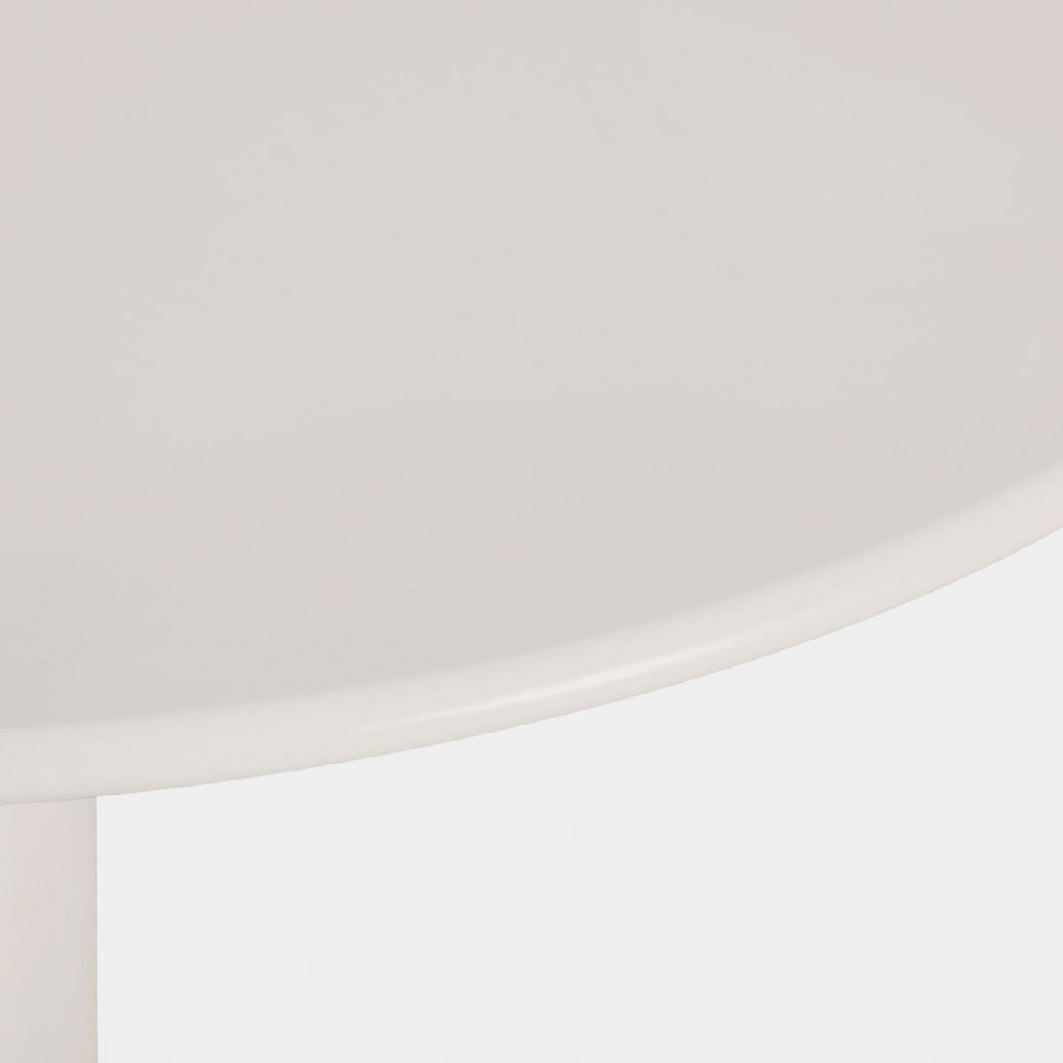 ESSTISCH Thule Beige 60 cm x 76 cm - Beige, Metall (60/60/76cm) - Klast Home