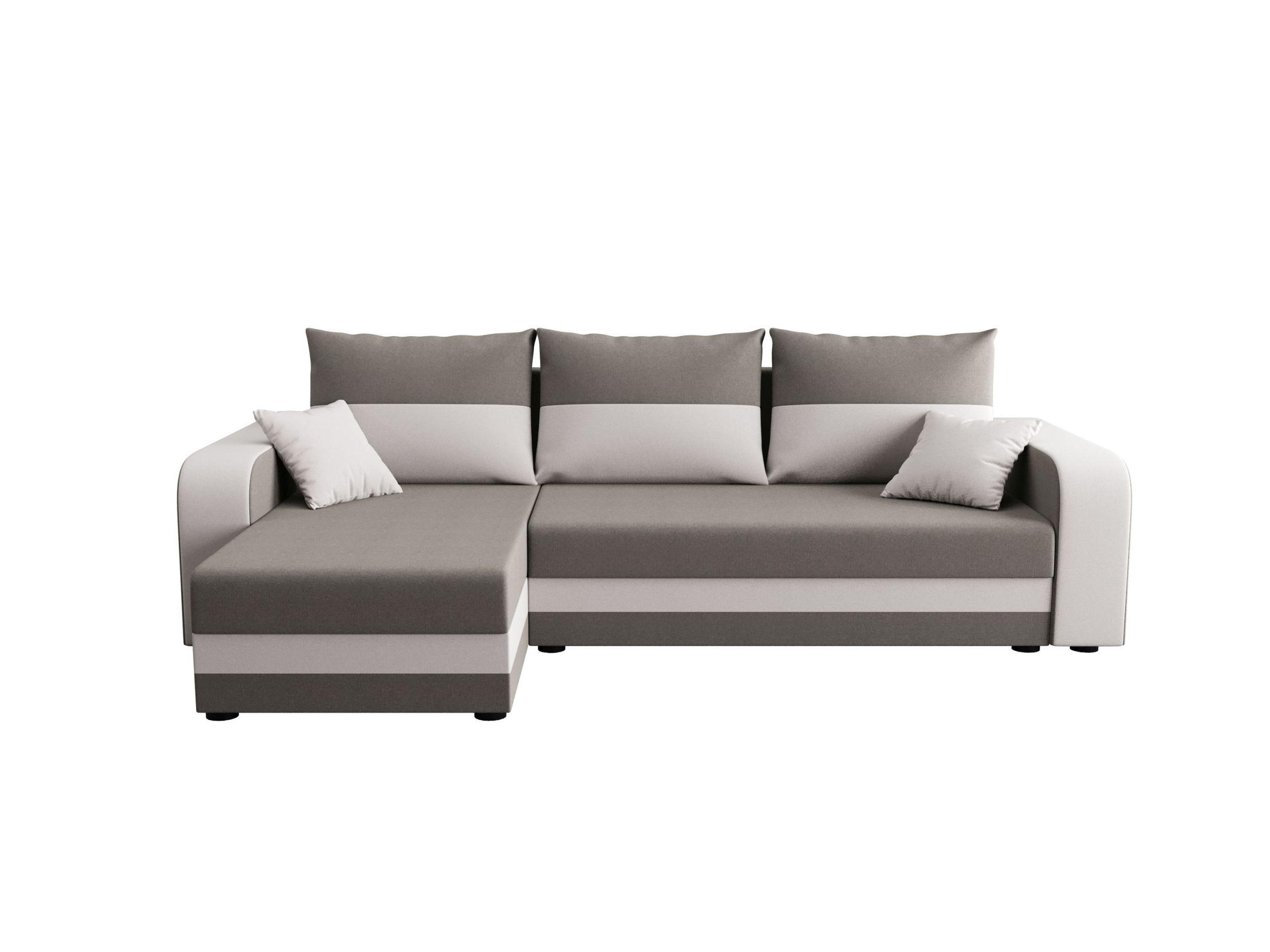 ECKSOFA HEWLET L BIS Sawana 21+01 Links mit Schlaffunktion - Grau, Textil (240/140cm) - Bedante