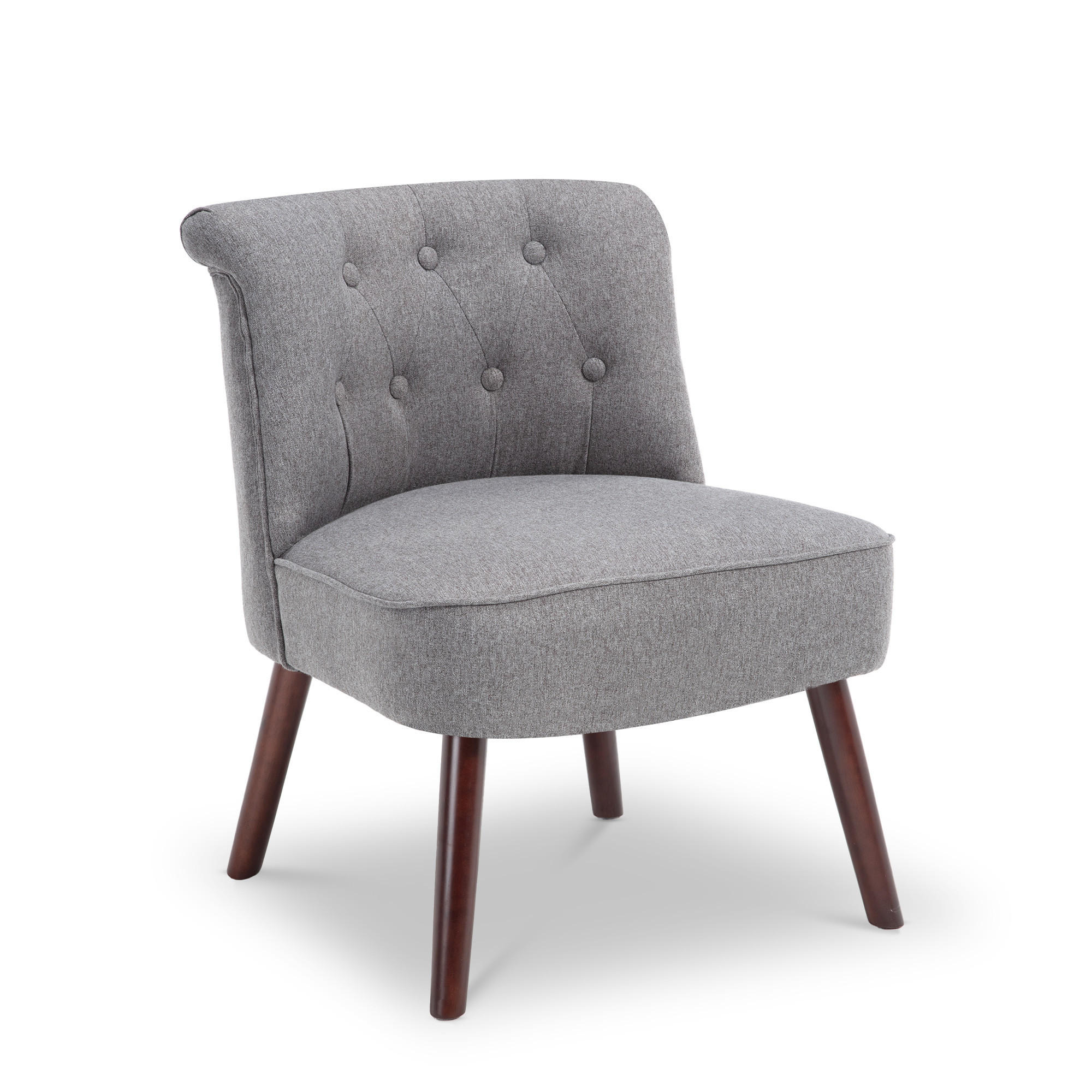 Thumbnail - Sicaan Sessel, Dunkelgrau, Textil, 1-Sitzer, Füllung: Polyurethan (PUR),Polyurethan (Pur), 56.5x73x62 cm, Wohnzimmer, Se...