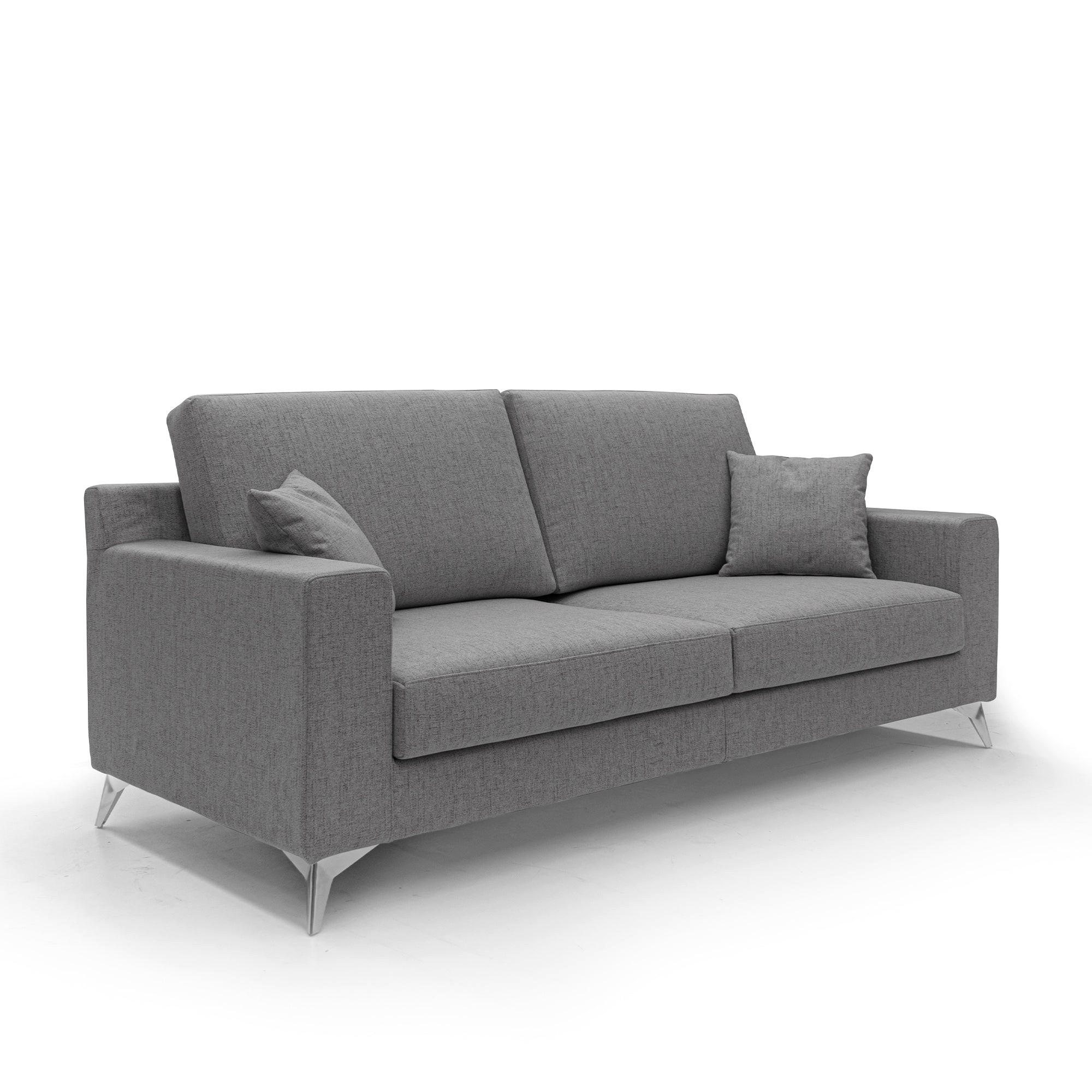 LINEARSOFA Michael - Grau, Textil (166/95/91cm) - Divani.store