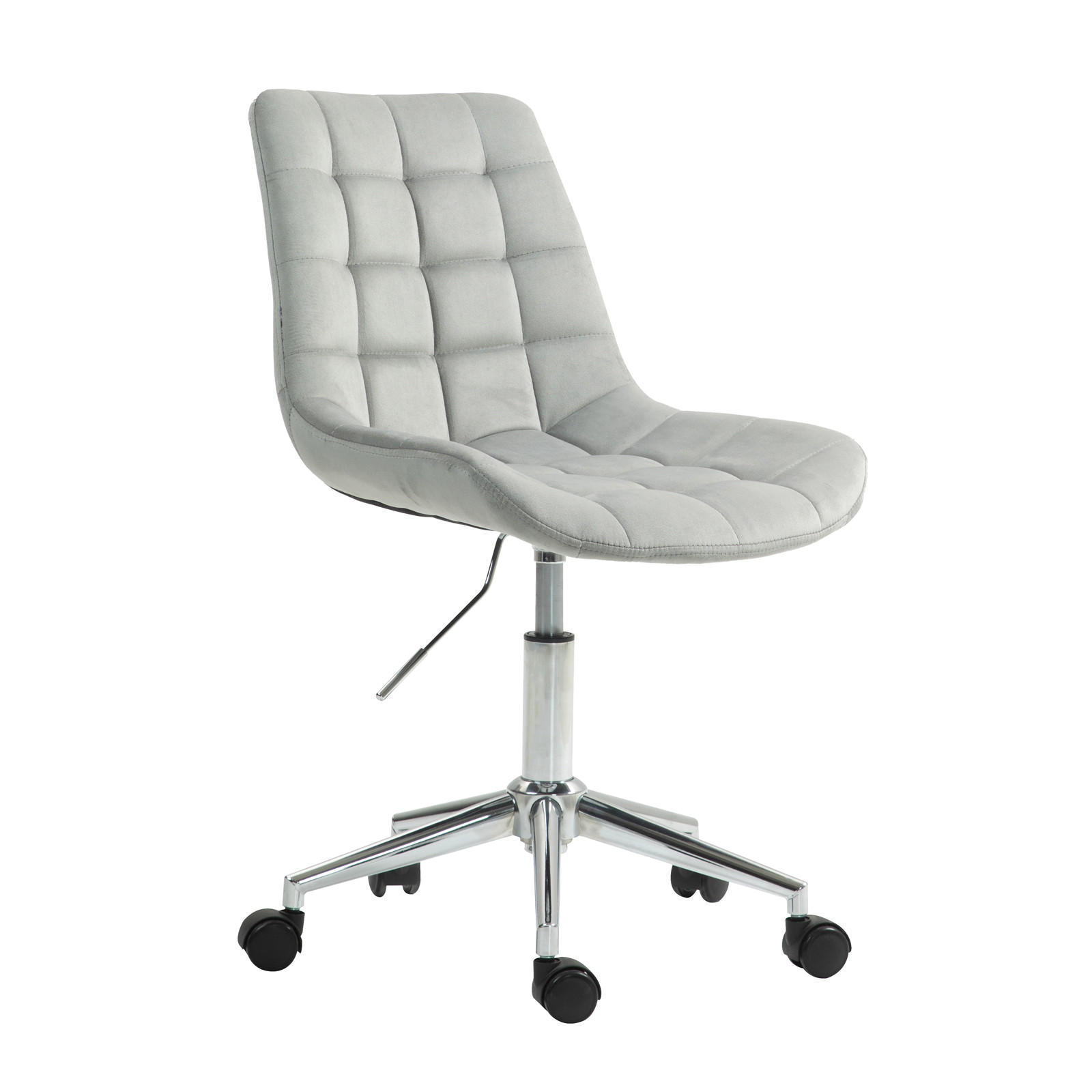 SCHREIBTISCHSTUHL MICKY Grau - Grau, Textil (50/92/54cm) - SVITA