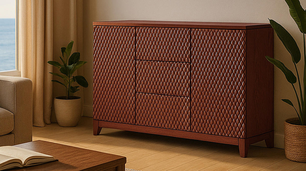 SIDEBOARD COPAS Braun Holz - Braun, Eichenholz/Holz (140/85/40cm) - KAWOLA