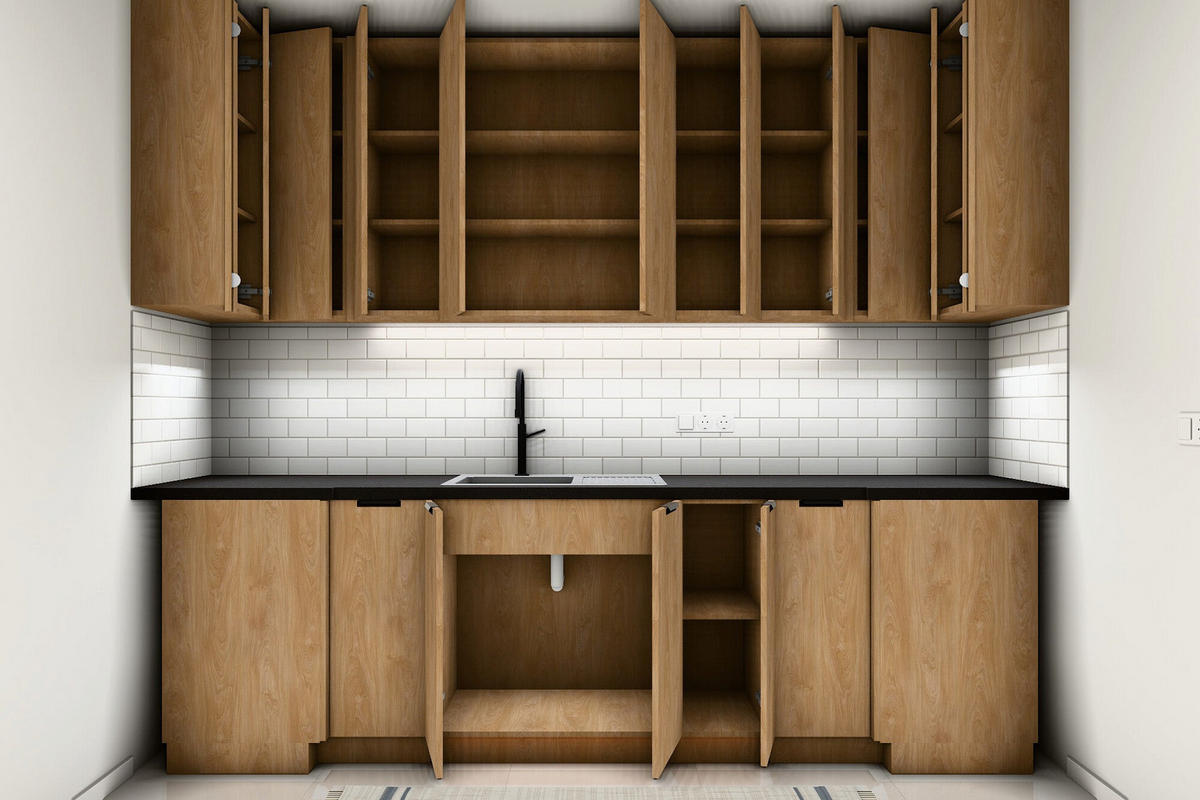 U-KÜCHE Sorento Sonoma Eiche – 298 × 214 × 199 cm – KÜ-SOR-006 - Sonoma Eiche, Holzwerkstoff (298/247/214cm) - ROYAL24_MARKT