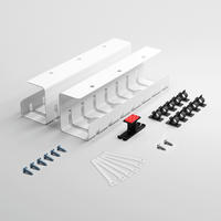 KABELKANAL Set D, Weiss - Weiß, Metall (43/10/12cm) - Albatros