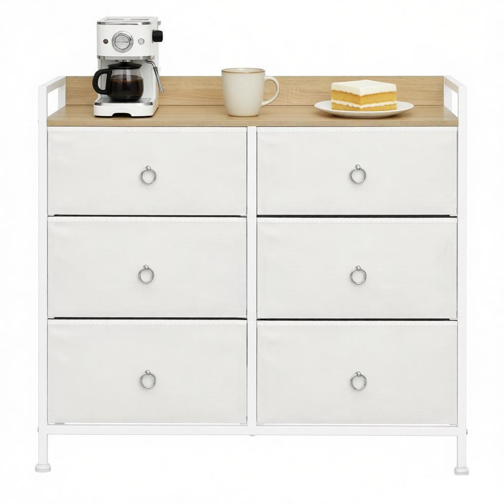 KOMMODE Weiß 80/29/78 cm - Weiß, Holz (80/78/29cm) - PANGIVO