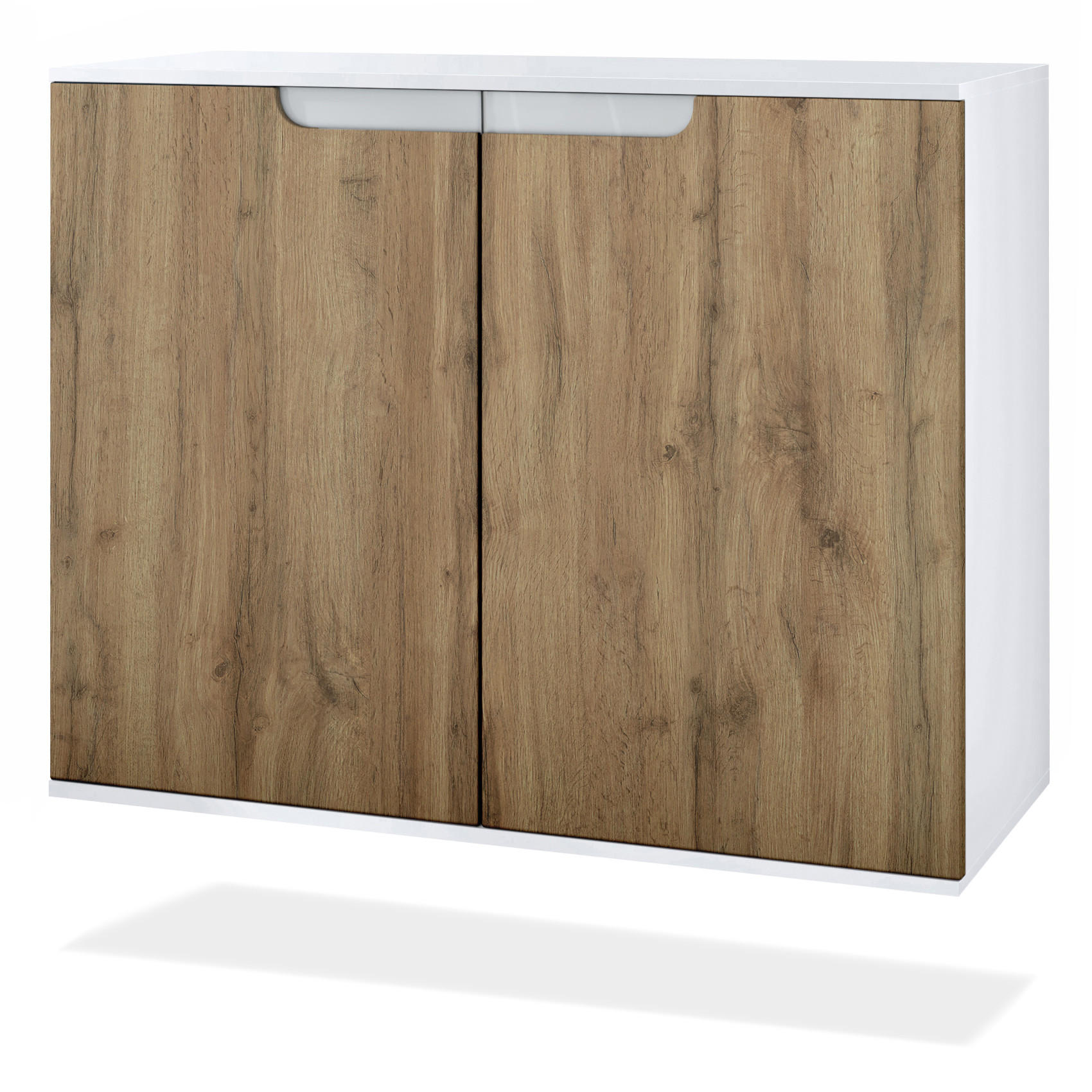 KOMMODE Sylt Eiche Wotan - Eiche Wotan, Holzwerkstoff (92.5/73.5/35cm) - Vladon