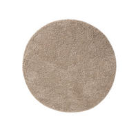 HOCHFLORTEPPICH Soho Beige ø 160 cm rund - Beige, Kunststoff (160/160cm) - benuta