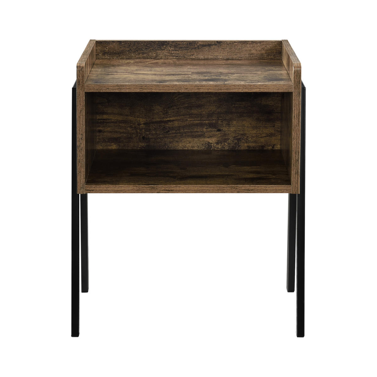 NACHTTISCH Andernach - Braun, Holzwerkstoff (42/52/35cm) - [en.casa]