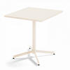 GARTENTISCH , klappbar, Elfenbeinfarbe - Creme, Metall (70/70/72cm) - Oviala