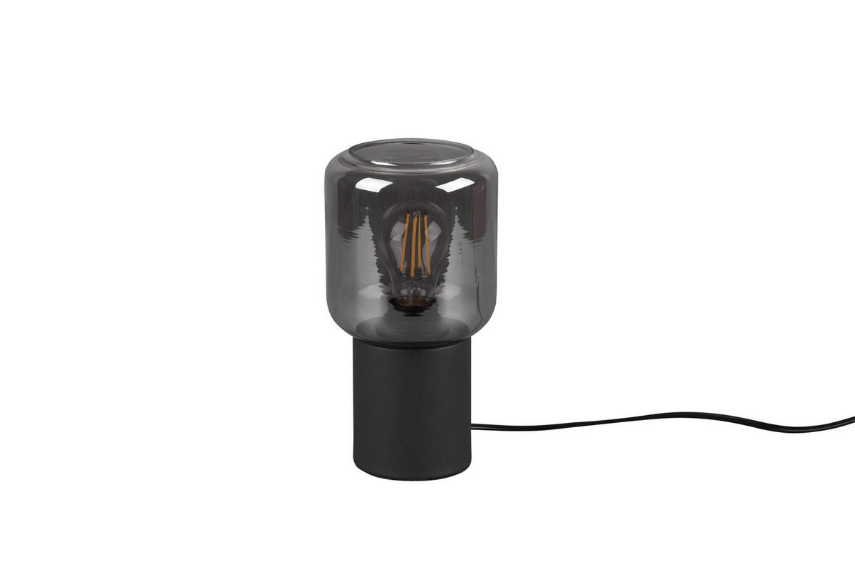 TISCHLAMPE NICO - Schwarz - 13/13/24 cm - Schwarz, Metall (13/13/24cm) - Trio Leuchten
