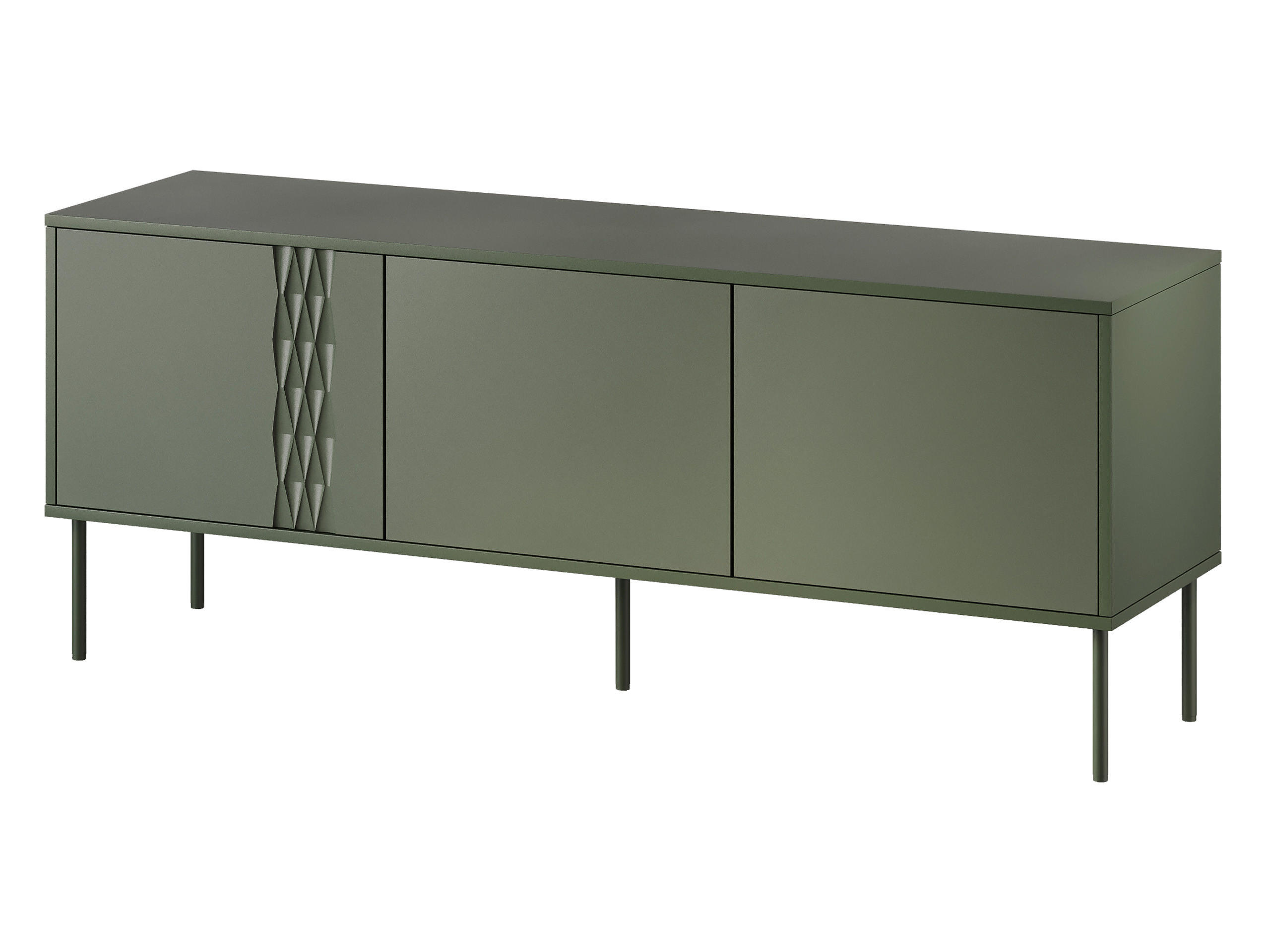 Mirjan24 Tv-Lowboard Grün 150x55x40 cm