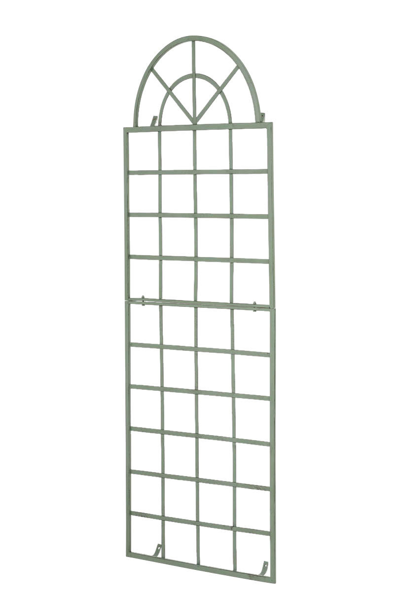 RANKGITTER Gunnar 70x1x180cm Metall Antik-Grün Rankhilfe - Grün, Metall (70/180/1cm) - DELUKE