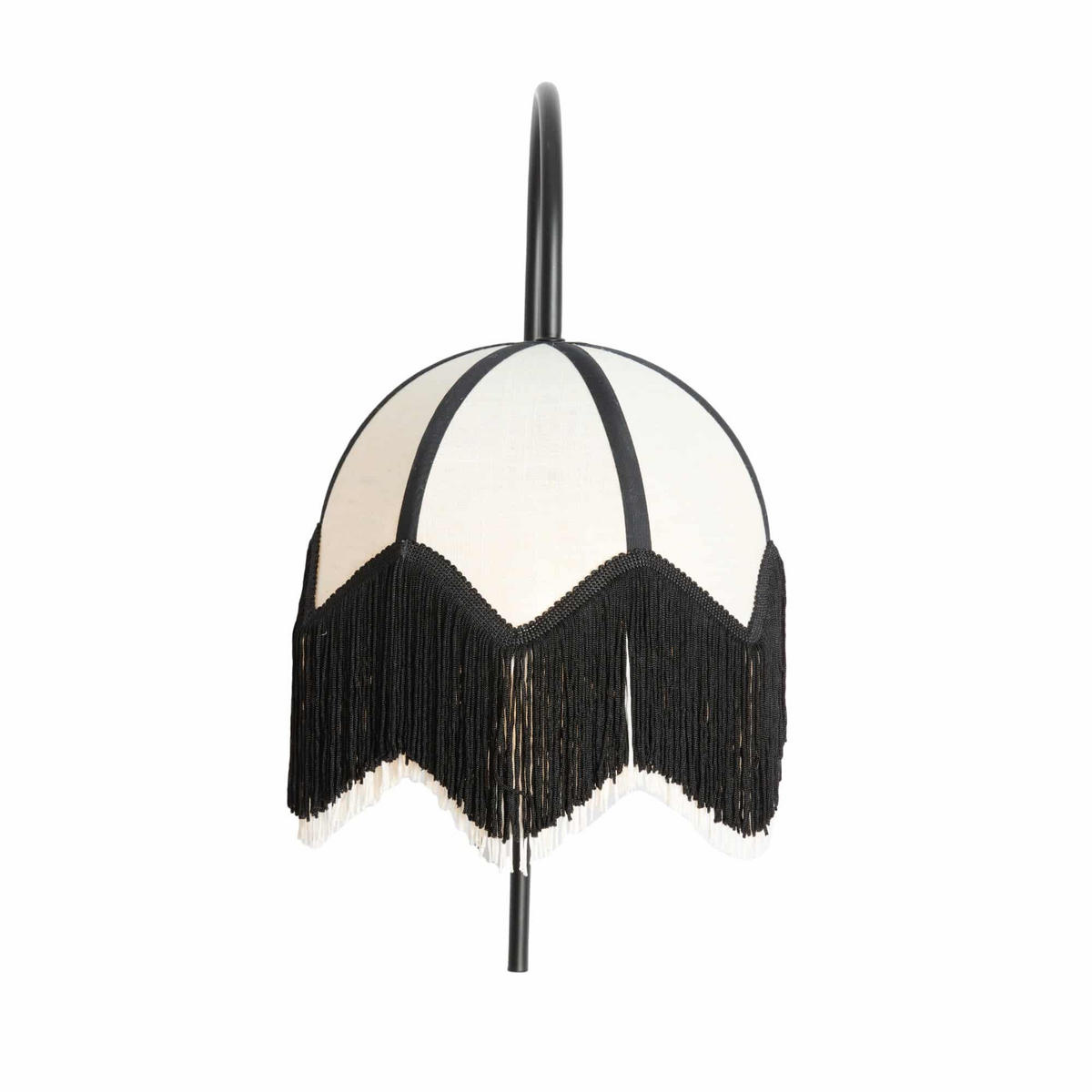 WANDLEUCHTE Sulina Weiß 33/25/47 cm - Weiß, Textil (25/47/33cm) - Light & Living