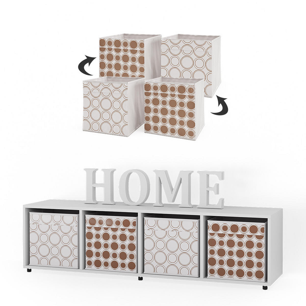 DĚLICÍ STĚNA Ludus Bílá - bílá, kompozitní dřevo (142.5/36.2/33cm) - Vicco