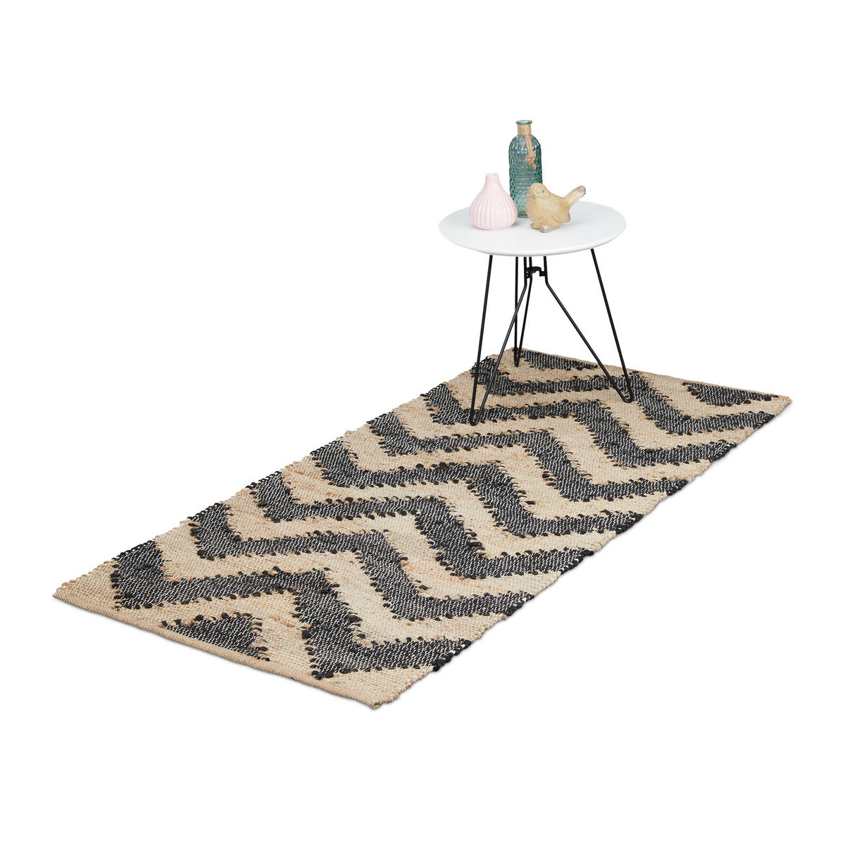 LÄUFER - Multicolor, Textil (70/140cm) - Relaxdays