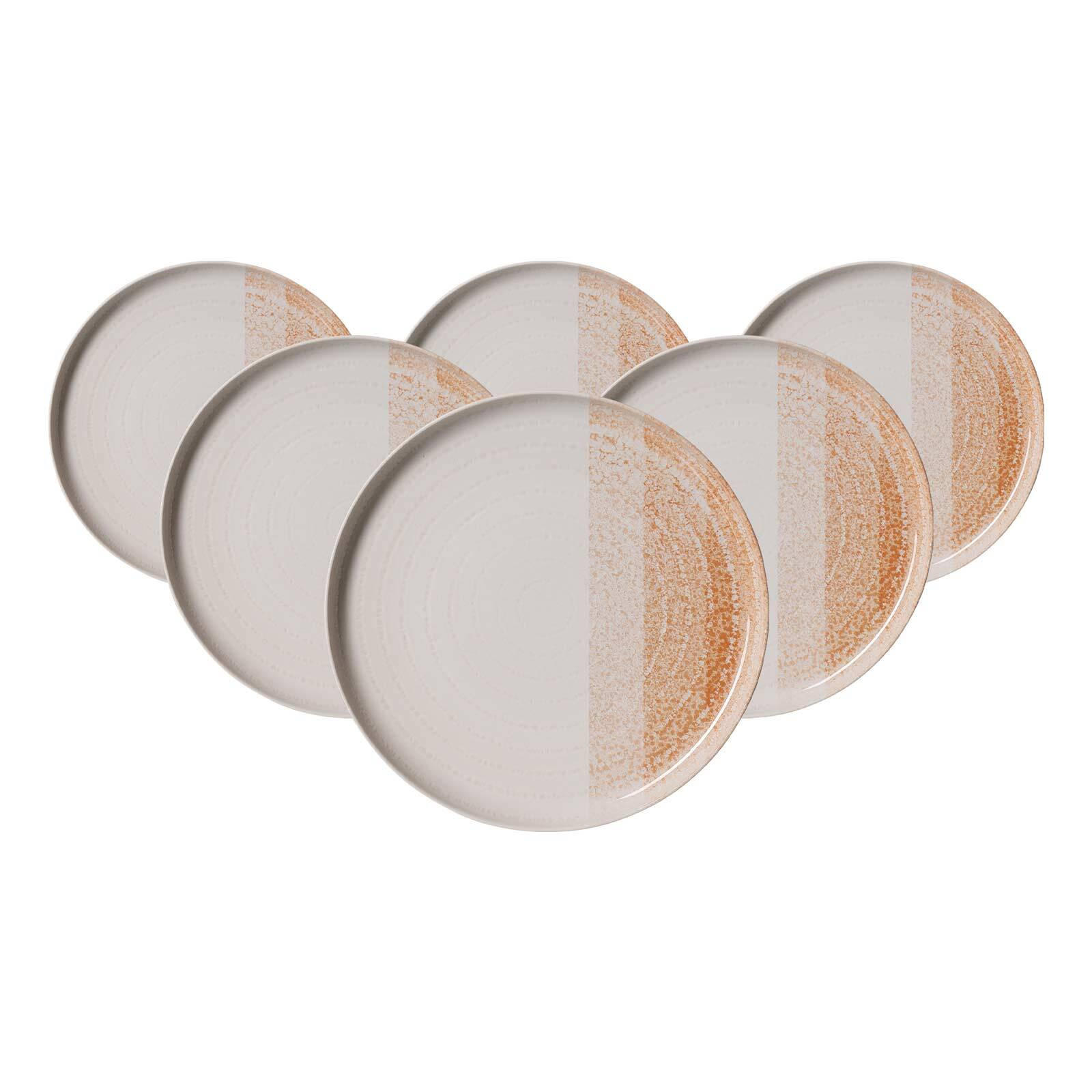 FRÜHSTÜCKSTELLER Trio Braun ø 19,5 cm 6er Set - Braun, Keramik (19.5cm) - Ritzenhoff Breker