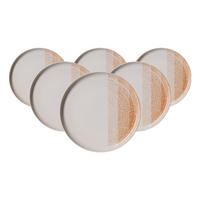 FRÜHSTÜCKSTELLER Trio Braun ø 19,5 cm 6er Set - Braun, Keramik (19.5cm) - Ritzenhoff Breker