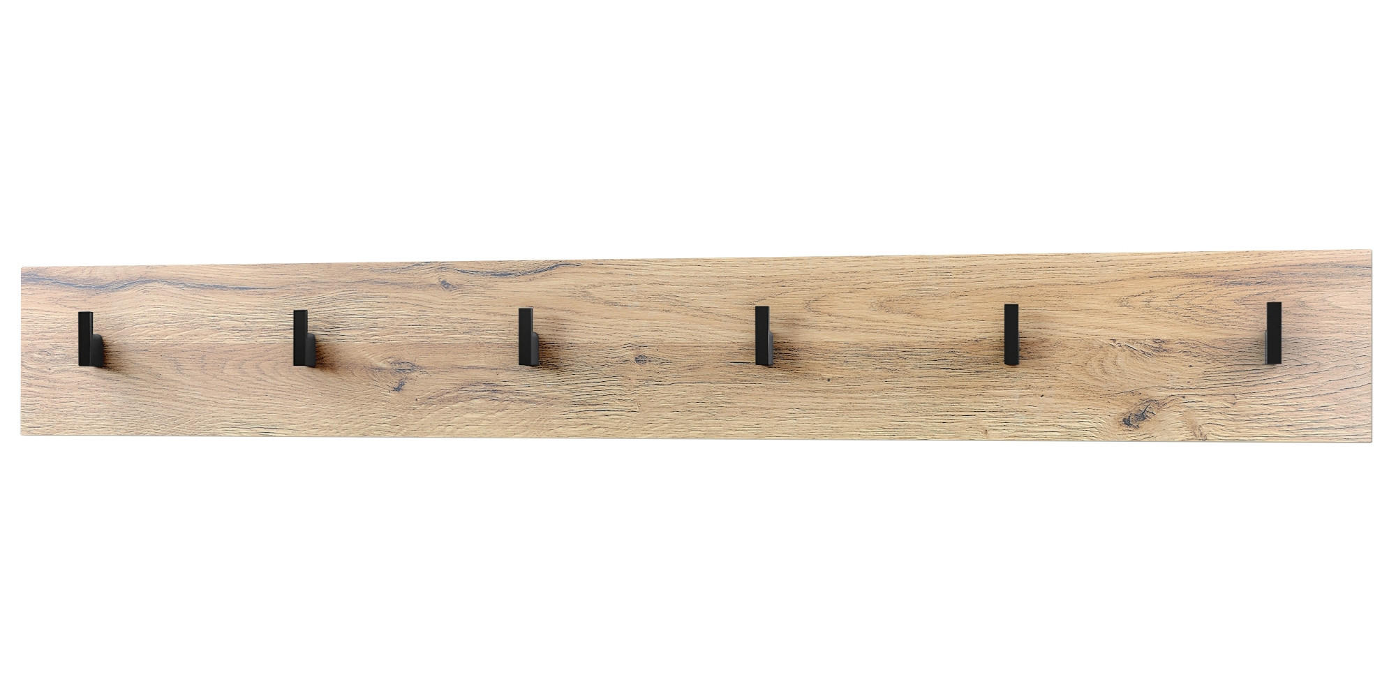 GARDEROBENPANEEL Linea Eiche Natur - Eichefarben, Holzwerkstoff (110.5/14.5/3.5cm) - Vladon