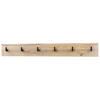 GARDEROBENPANEEL Linea Eiche Natur - Eichefarben, Holzwerkstoff (110.5/14.5/3.5cm) - Vladon