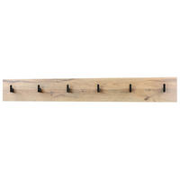 GARDEROBENPANEEL Linea Eiche Natur - Eichefarben, Holzwerkstoff (110.5/14.5/3.5cm) - Vladon