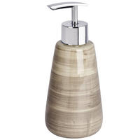 SPENDER für Flüssigseife 8/8/18 cm - Beige, Keramik (8/18/8cm) - Wenko