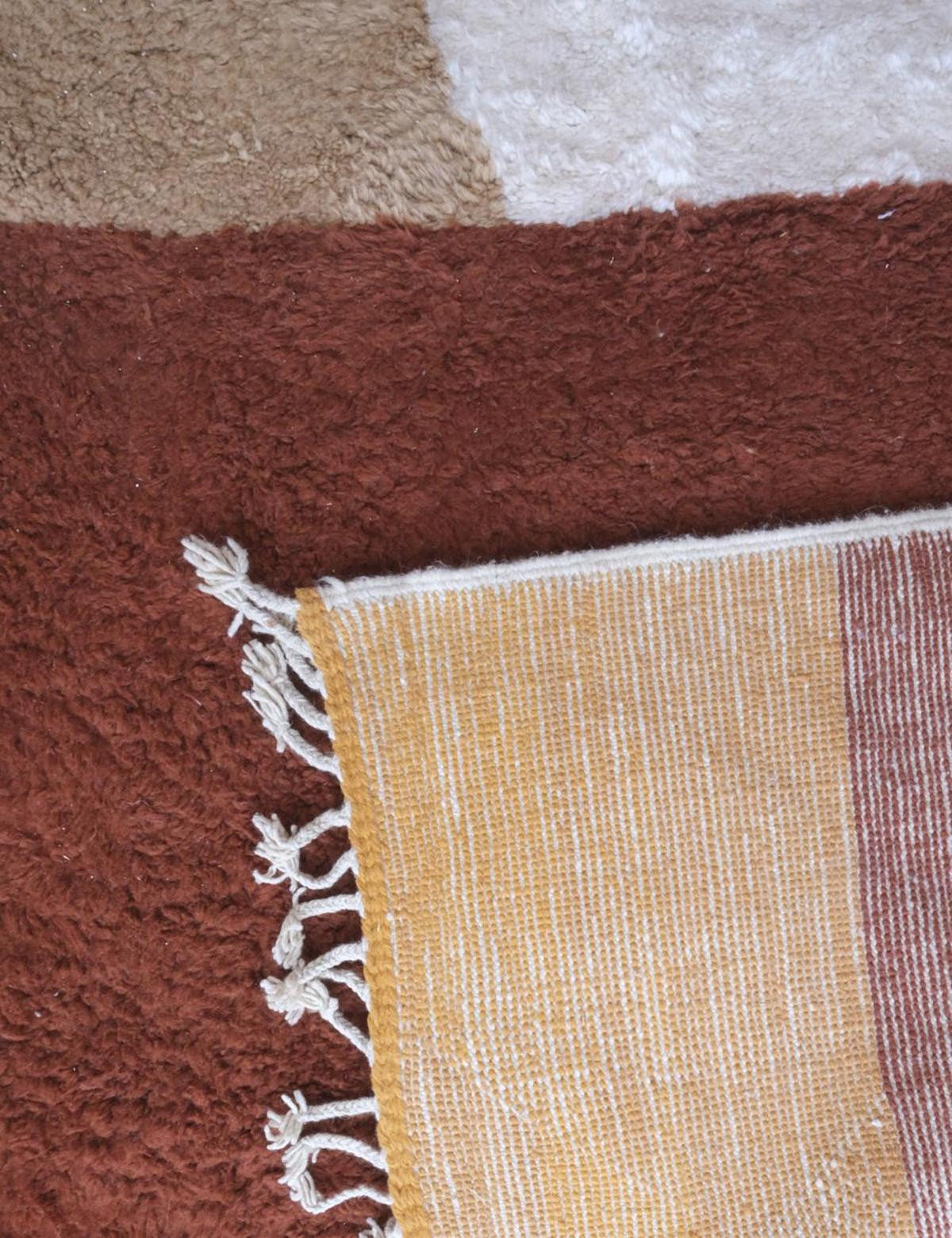 BERBERTEPPICH grafisch Wolle 300x 402 cm - Multicolor, Naturmaterialien (300/402cm) - AFK Living