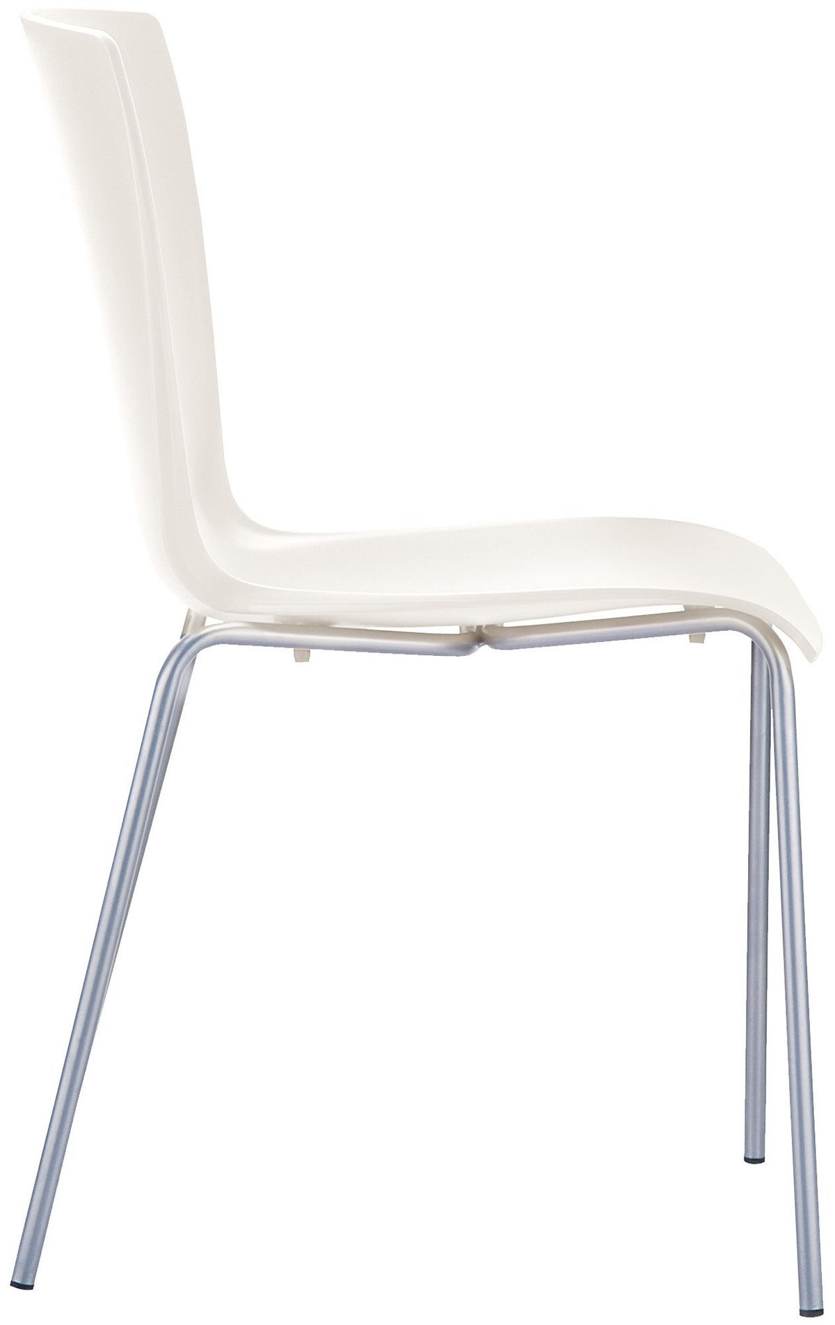STAPELSTUHL Kunststoff creme - Creme, Kunststoff/Metall (47/80/50cm) - CLP