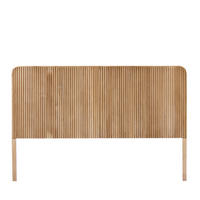 KOPFTEIL DOPPELTES Onni Natürlich 164 cm x 108 cm - Naturfarben, Holz (164/3cm) - Klast Home