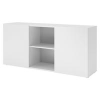 SIDEBOARD mit Schwebetür 42/160/74,8 cm in Weiß - Weiß, Holzwerkstoff (160/74.8/42cm) - bümö