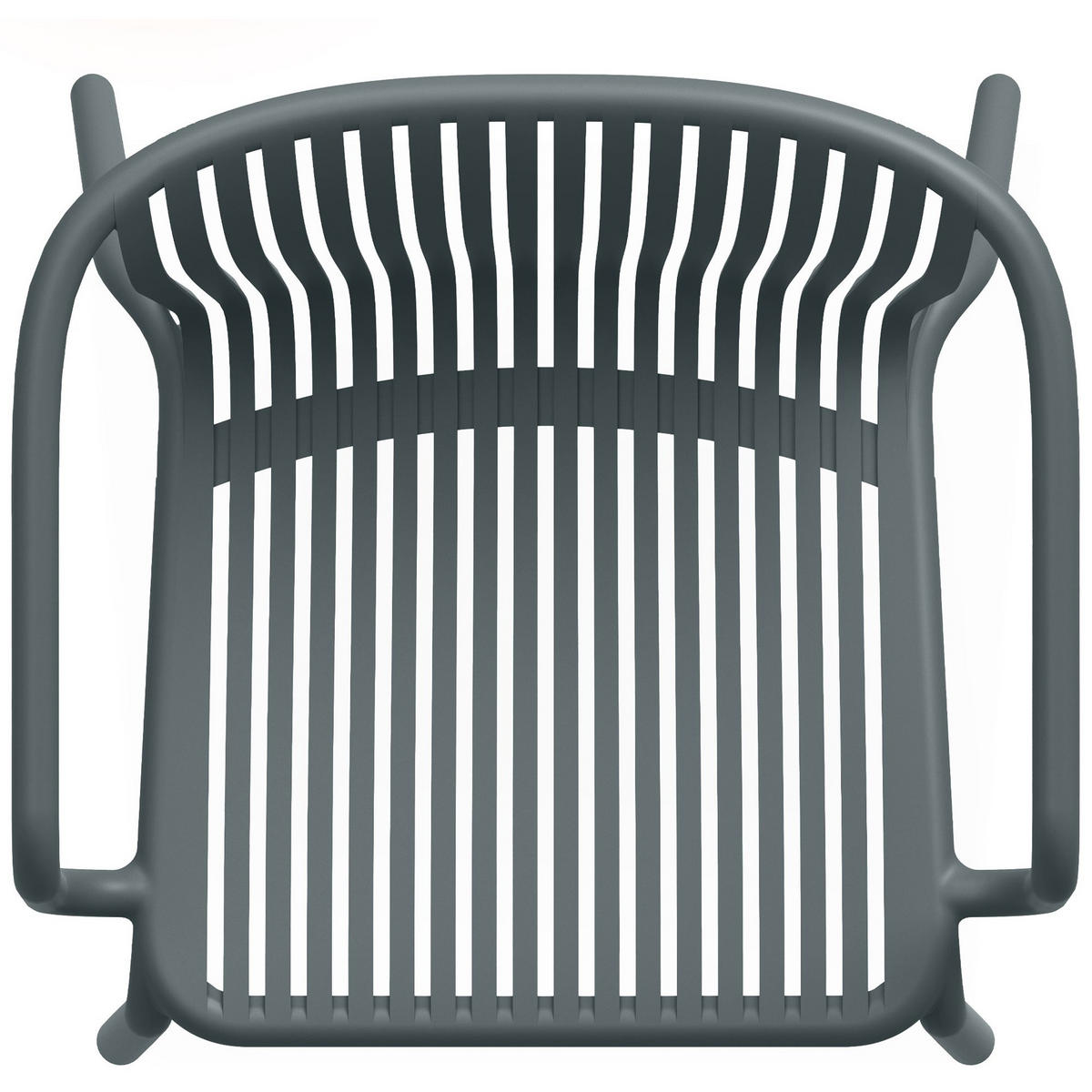 GARTEN ESSGRUPPE FICCARI, Gartenmöbel-Set 5-tlg, Anthrazit - Anthrazit, Kunststoff - KONSIMO®