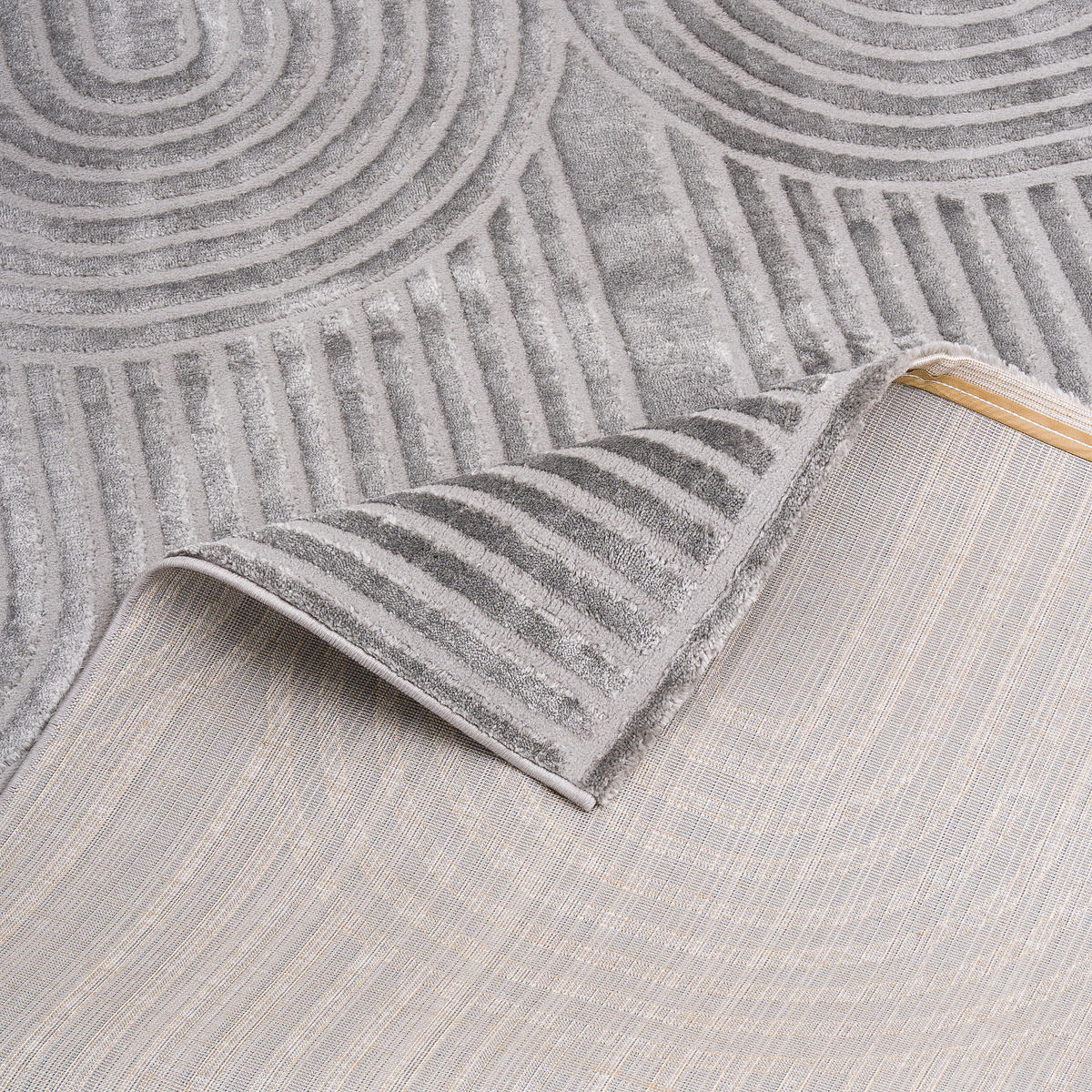 TEPPICH LUCIA SOFT - Anthrazit, Textil (160/230cm) - Pergamon