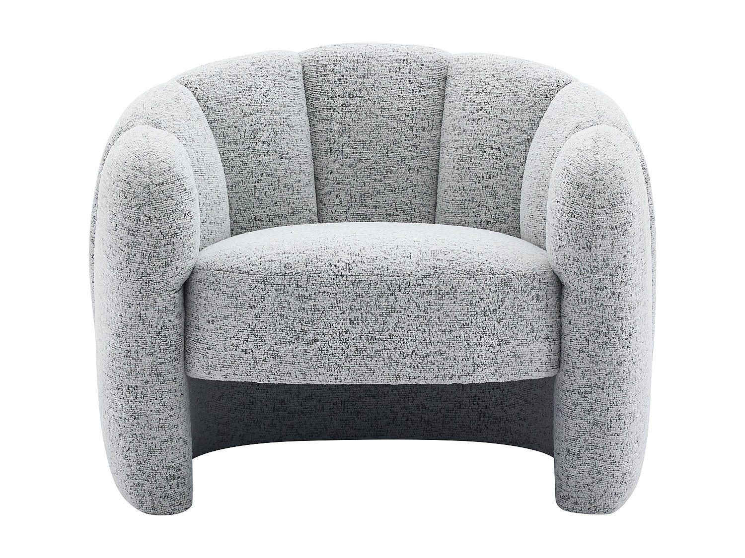 SESSEL mit gerader Rückenlehne - 1 Person - Stoff - Grau - - Grau, Textil (93/73/76cm) - Vente-Unique
