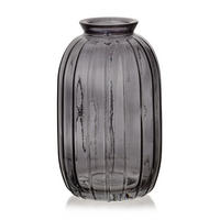VASE Serenite Grau 7/12cm Glas - Grau, Glas (12cm) - Mondex