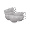 TEETASSEN Amina Silbergrau 0,14 l 6er Set - Grau, Keramik (0.14L) - Seltmann Weiden