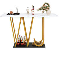 BEISTELLTISCH 120/80/29,5 cm Weiß aus MDF und Metall mit Stauraum - Weiß, Holzwerkstoff (120/29.5/80cm) - OKMYHOME