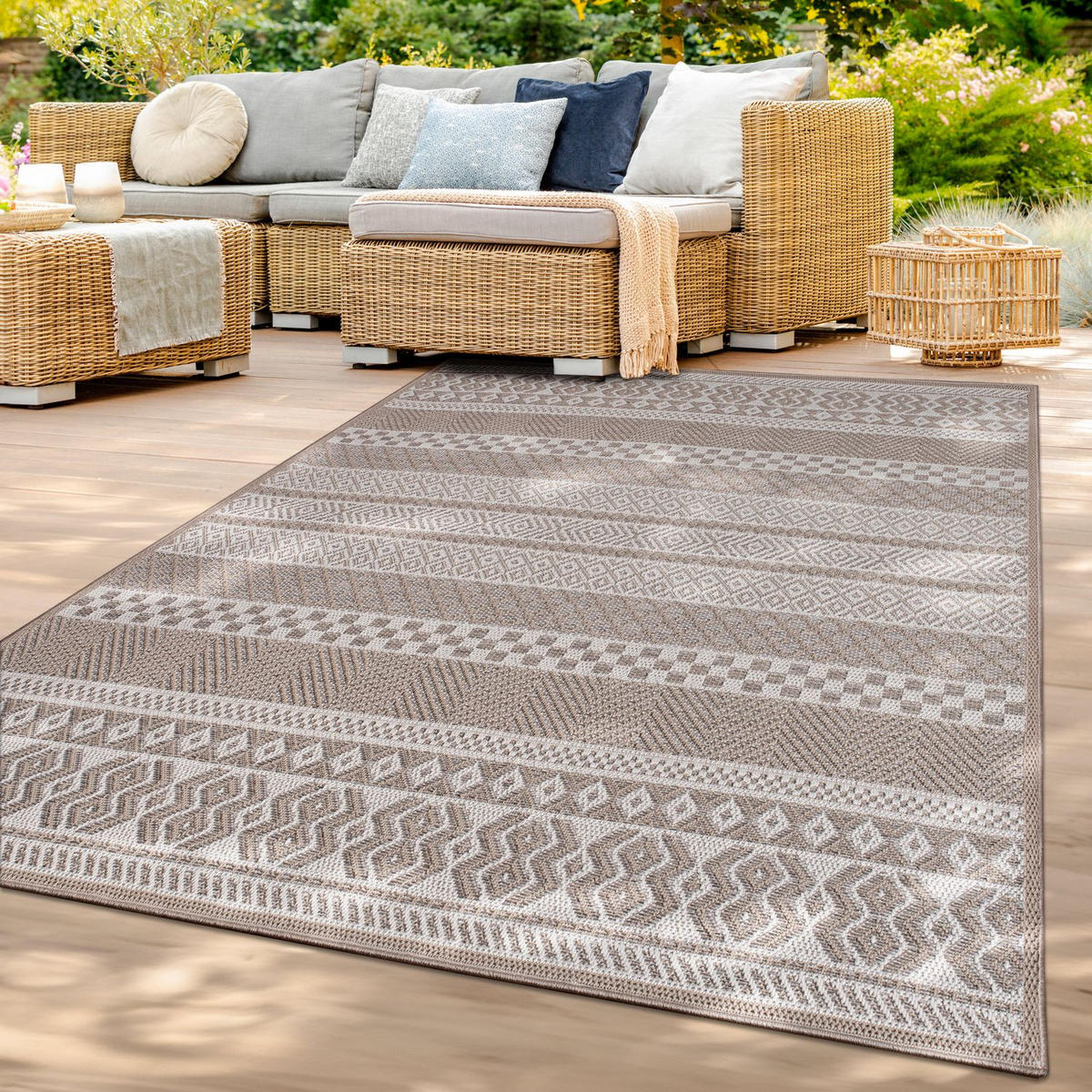OUTDOORTEPPICH Beige 80 x 150 cm - Beige, Kunststoff (80/150cm) - TT Home