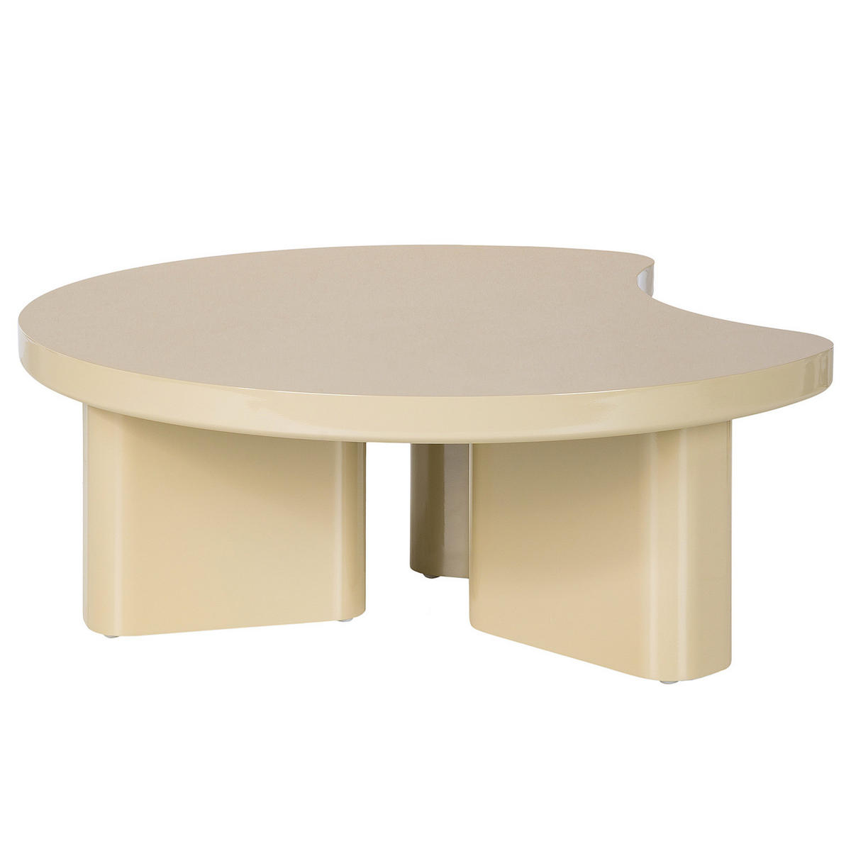 COUCHTISCH - Creme, Holzwerkstoff (90/90/34cm) - home24