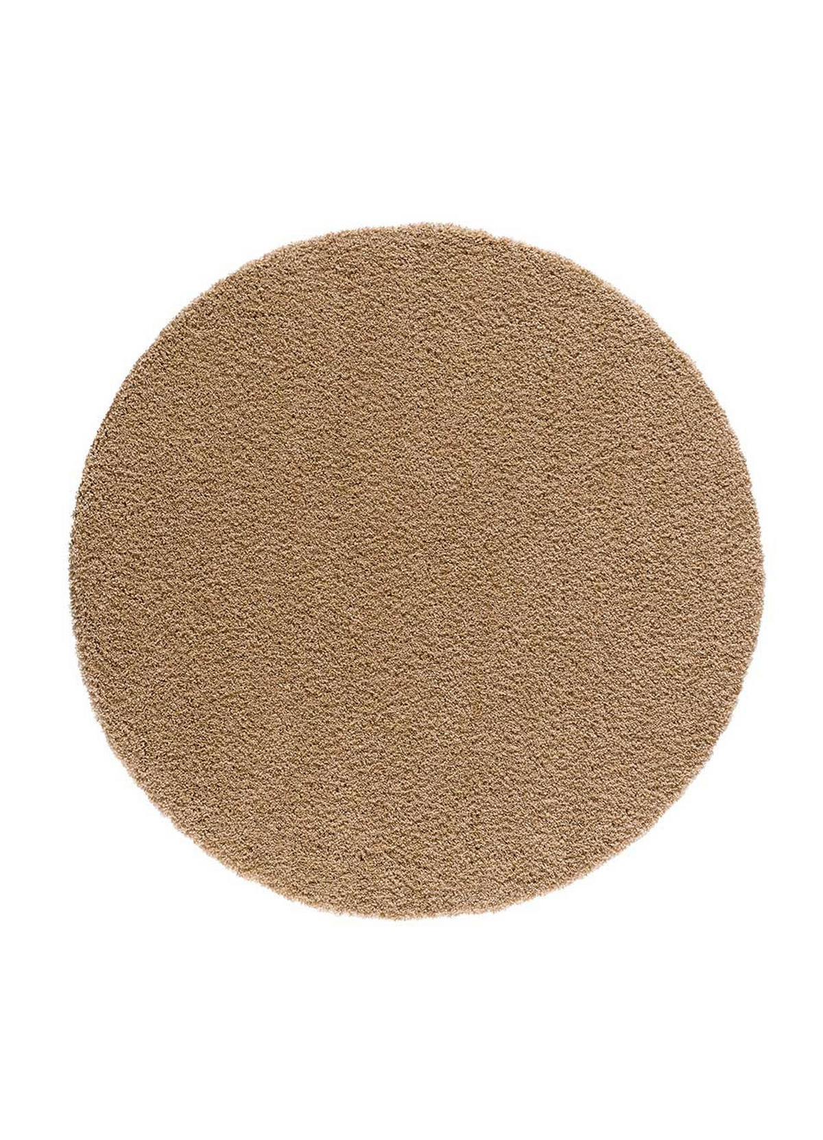 HOCHFLORTEPPICH Lienen Norge 130/130 cm - Hellbraun, Naturmaterialien/Textil (130/130cm) - Atticgo