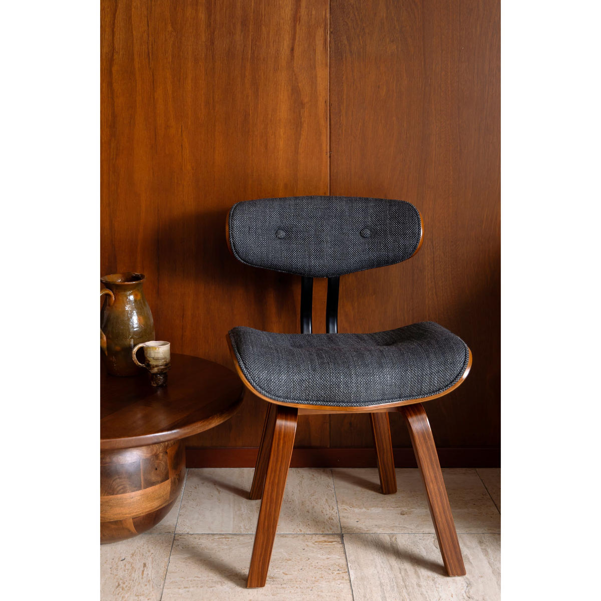 ESSZIMMERSTUHL Blackwood Grau - Grau, Holz (51/78/55.5cm) - Dutchbone