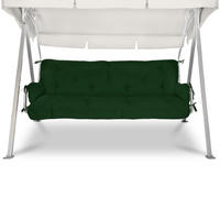 HOLLYWOODSCHAUKELAUFLAGE Flair HS 180/50/8cm Dunkelgrün - Dunkelgrün, Textil (50/8/180cm) - Beautissu 