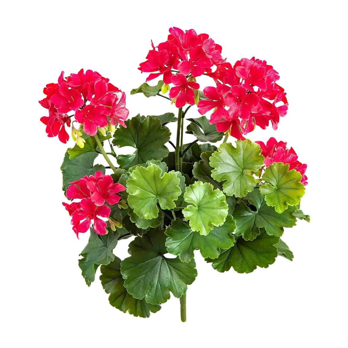 KUNSTBLUME Künstliche Geranie - Madita 39 cm, Steckpflanze - Violett, Kunststoff (39cm) - aplanta