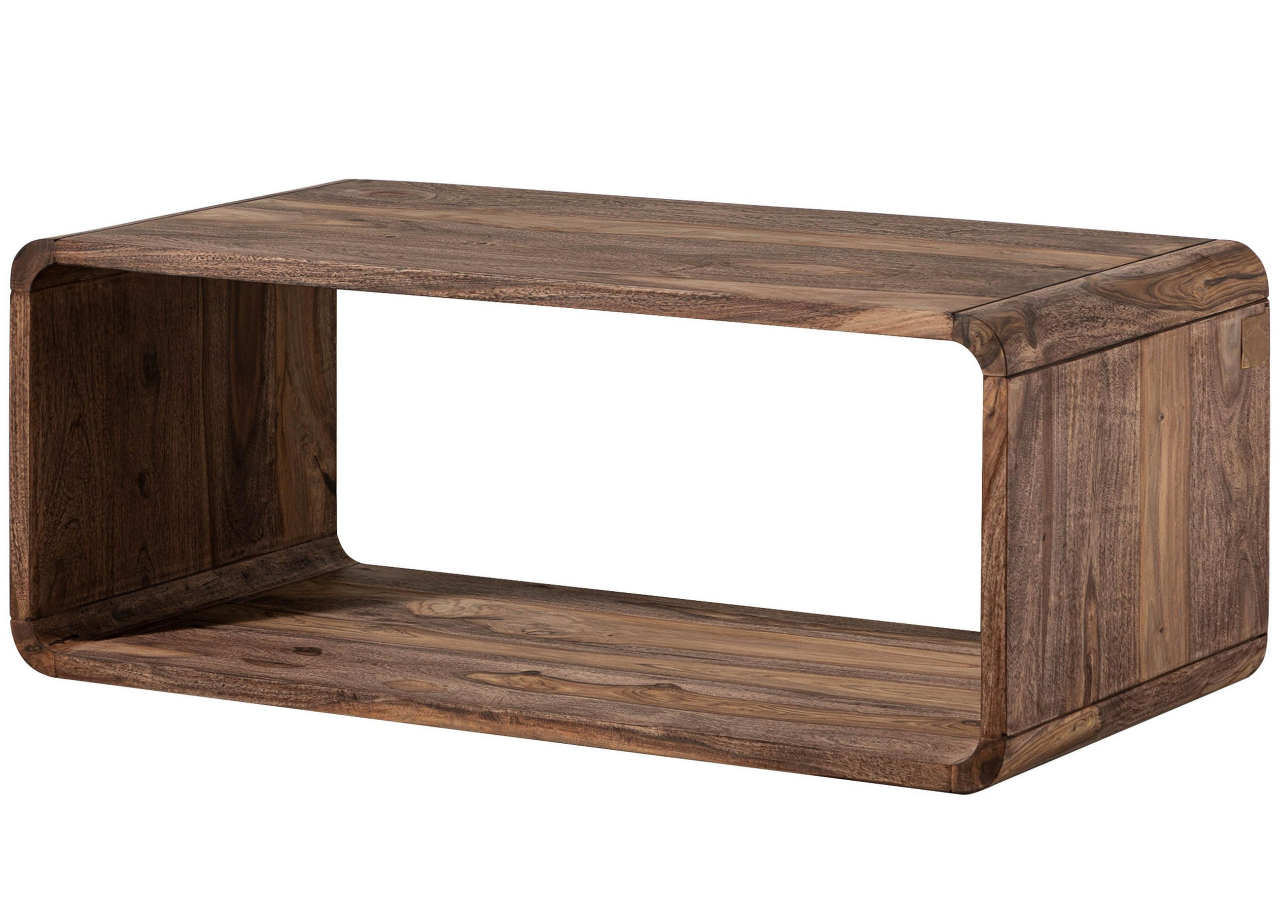 COUCHTISCH Sheesham 100x50x40 braun geölt LOUNGE COLLECTION #03 - Braun, Holz (100/50/40cm) - Massivmoebel24